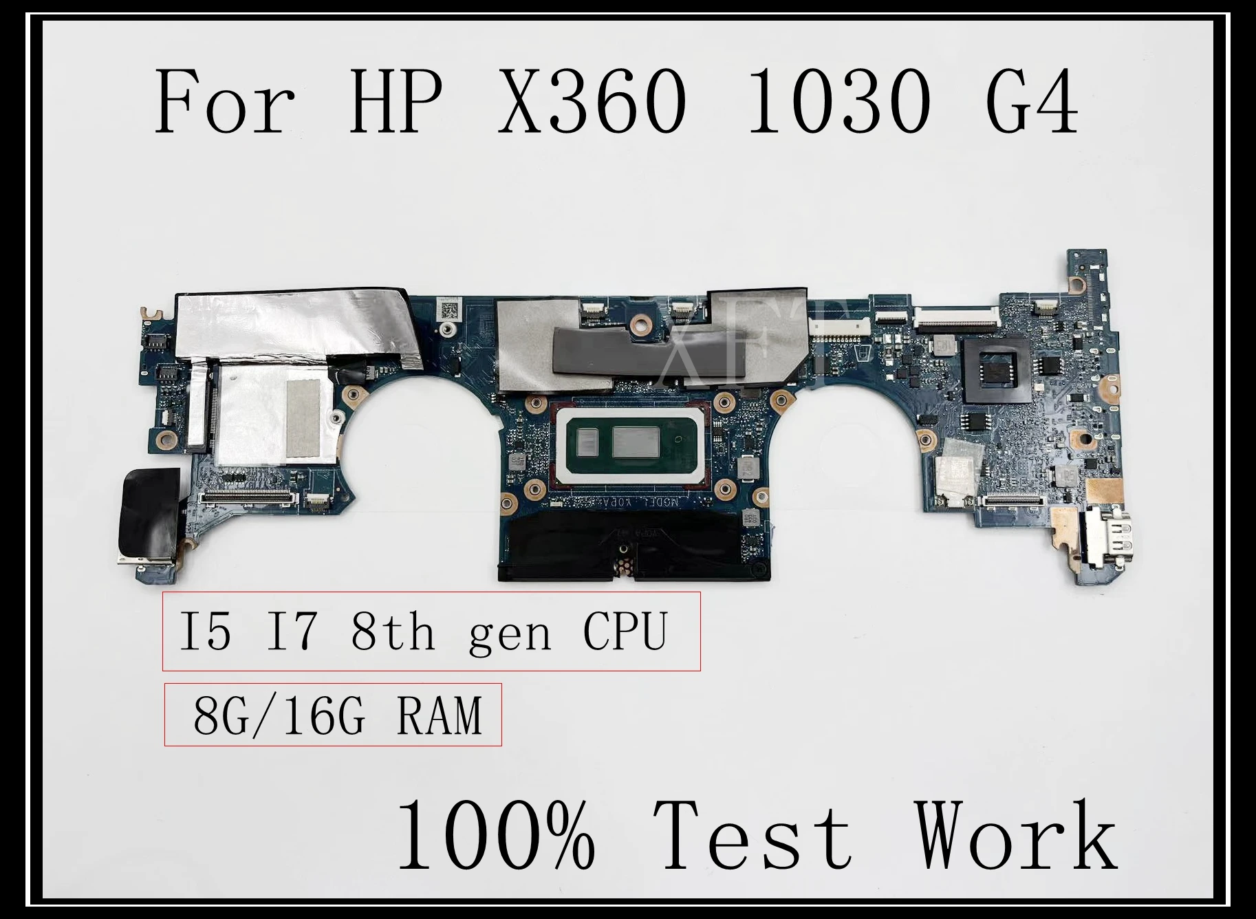 For HP X360 1030 G4 Laptop Motherboard With i5-8365U i7-8665U CPU 8G 16G RAM DAY0PAMBAF0 100% Test Work