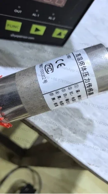 ZHYQ PT124G-121 Melt Pressure Transducer  Temperature Pressure Sensors for Plastic Extruder 0-50Mpa Output 2 mV/V