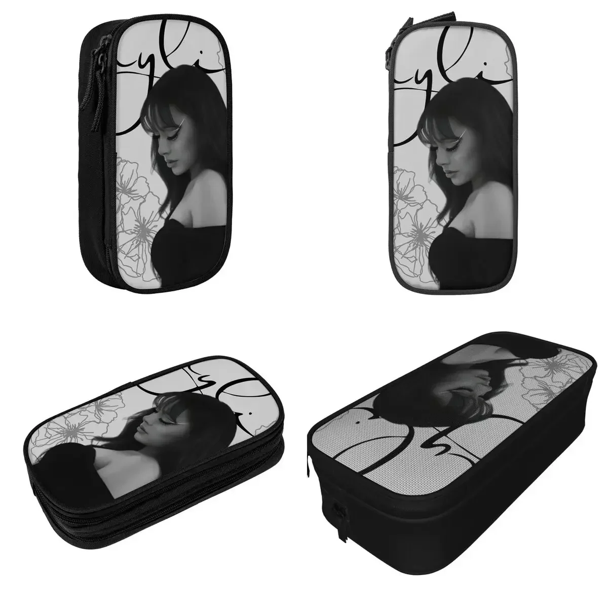 

Singer Music Ayliva Pencil Cases Fashion Pen Bag Kids Big Capacity Students School Zipper Pencil Pouch