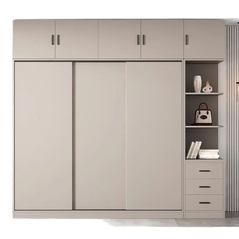 

Durable and sturdy household bedroom, easy to rent small apartment, sliding door cabinet