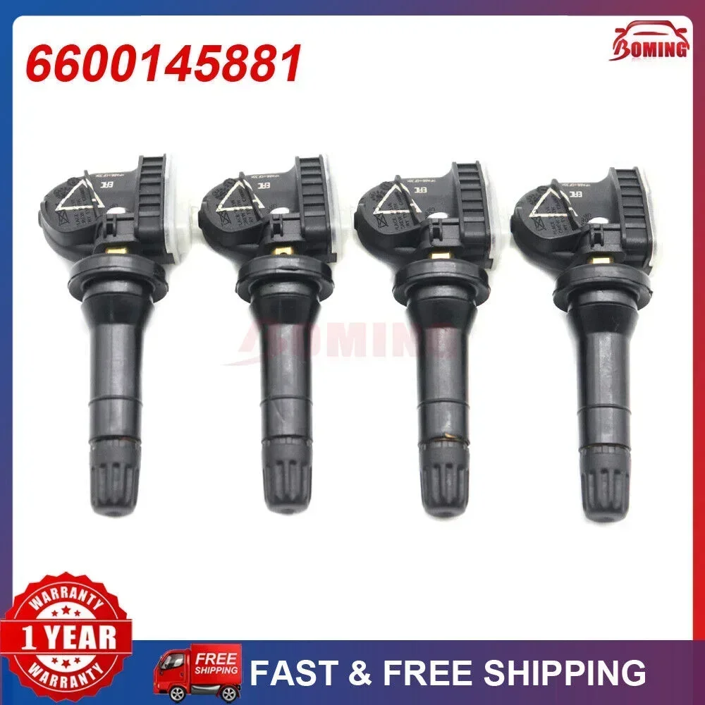 4Pcs/lot 6600145881 TPMS Tire Pressure Sensor For Geely Geometry A/E/G6 Emgrand Emgrand EV Pro Emgrand GL/L Lynk & Co 06 433MHz