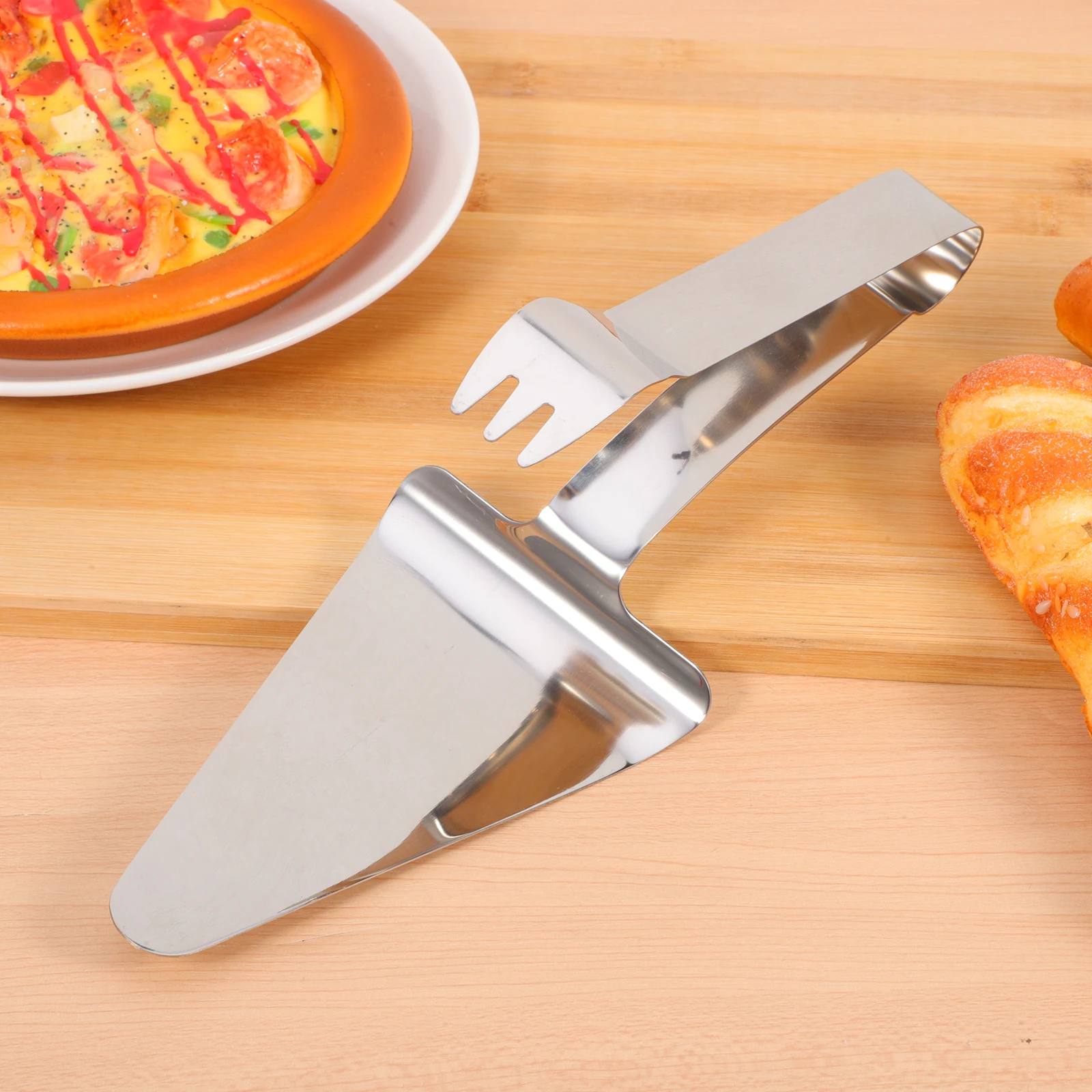 

Pizza Paddle Baking Cake Spatula Stainless Steel Cake Pie Server Oven Tools Baking Supplies Silver Color Kitchen Barware