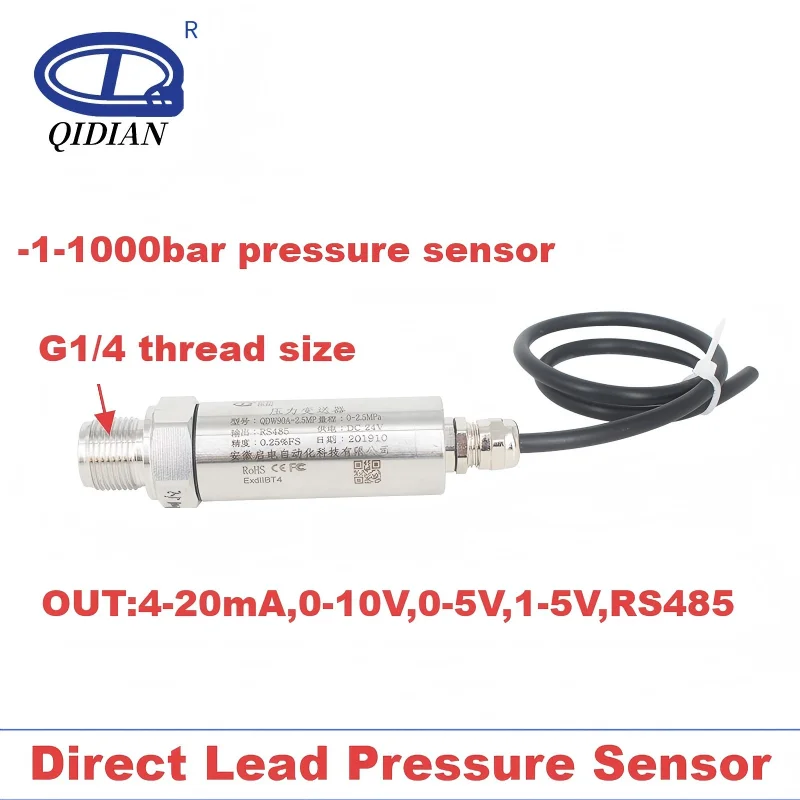 g1-4'-direct-lead-pressure-transducer-sensor-0-10bar-4-20ma-0-10v-ip67-pressure-transmitter-threaded-installation-500bar-800bar