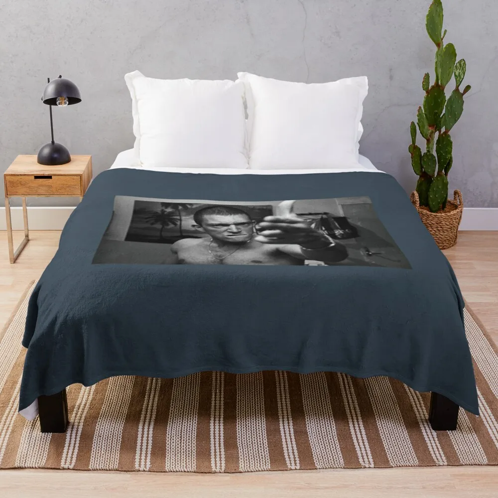 

La Haine Vinz Vincent Cassel Throw Blanket Soft Plaid Fashion Sofas Heavy Blankets