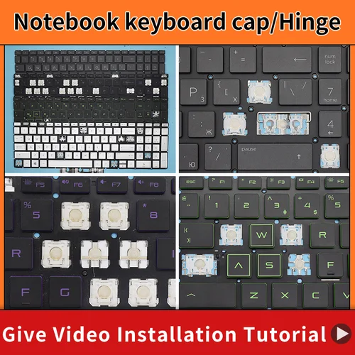 Bisagra de tapa de llave de repuesto para teclado HP Pavilion 15-CW 15-DR 15-EC 15-CX 15-DK 15t-DA 17-BY 17-CA 17Z-CA