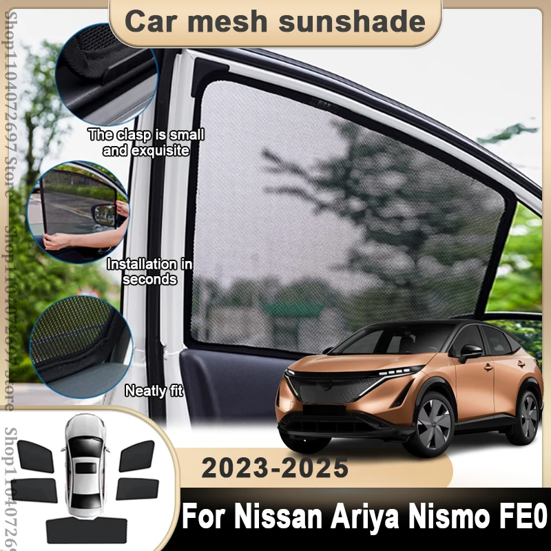 

Для Nissan Ariya Nismo FE0 2023 2024 2025 автомобильный солнцезащитный козырек лобовое стекло солнцезащитный козырек протектор переднее боковое окно конфиденциальность шторка детали инструмент