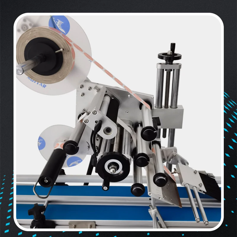 LT150 Etichettatrice piatta elettrica completamente automatica Dispositivo per etichettatura bottiglie Scatola Custodia Bottiglia Controllo touch screen