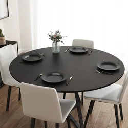 2022 New Solid Colour Pu Leather Table Cloth Placemats Home Textile Table Covers Waterproof Oilproof Tablecloth Student Desk Mat
