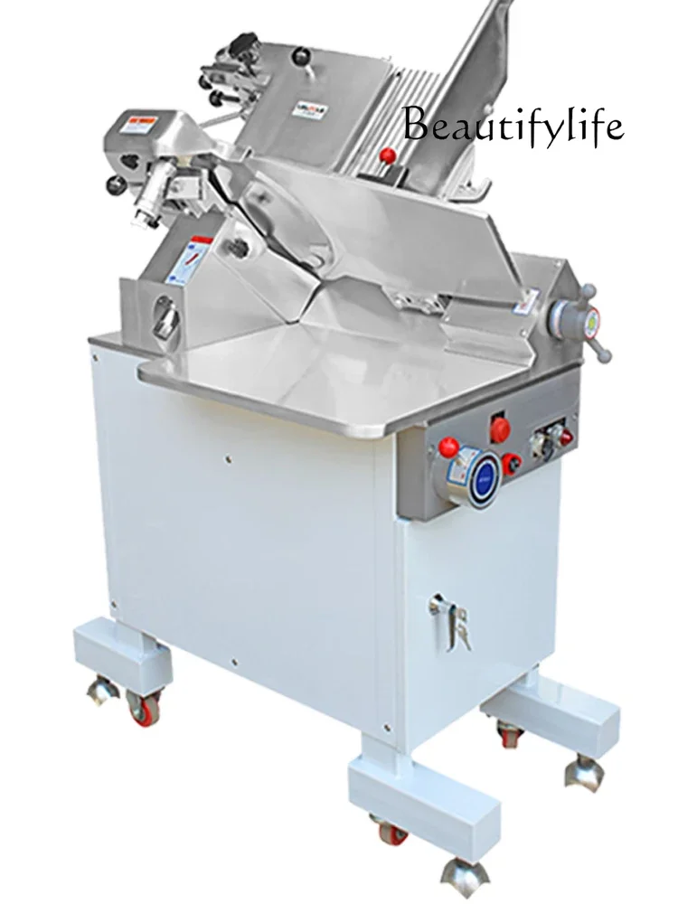 360 type commercial slicer vertical speed regulation automatic meat cutting fat beef mutton roll meat planer