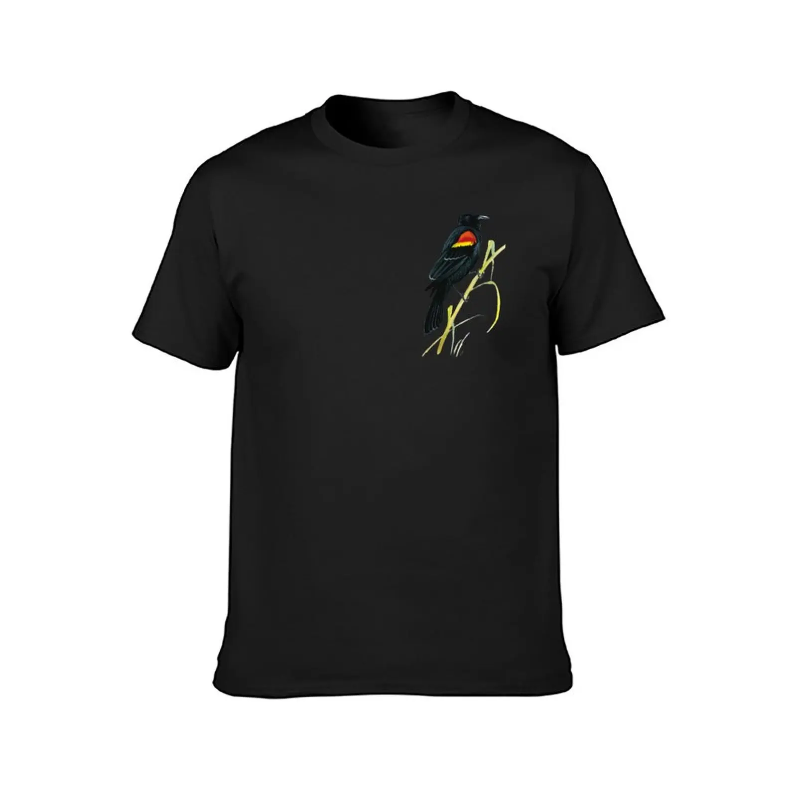 Red-winged Blackbird T-Shirt blacks quick drying mens graphic t-shirts