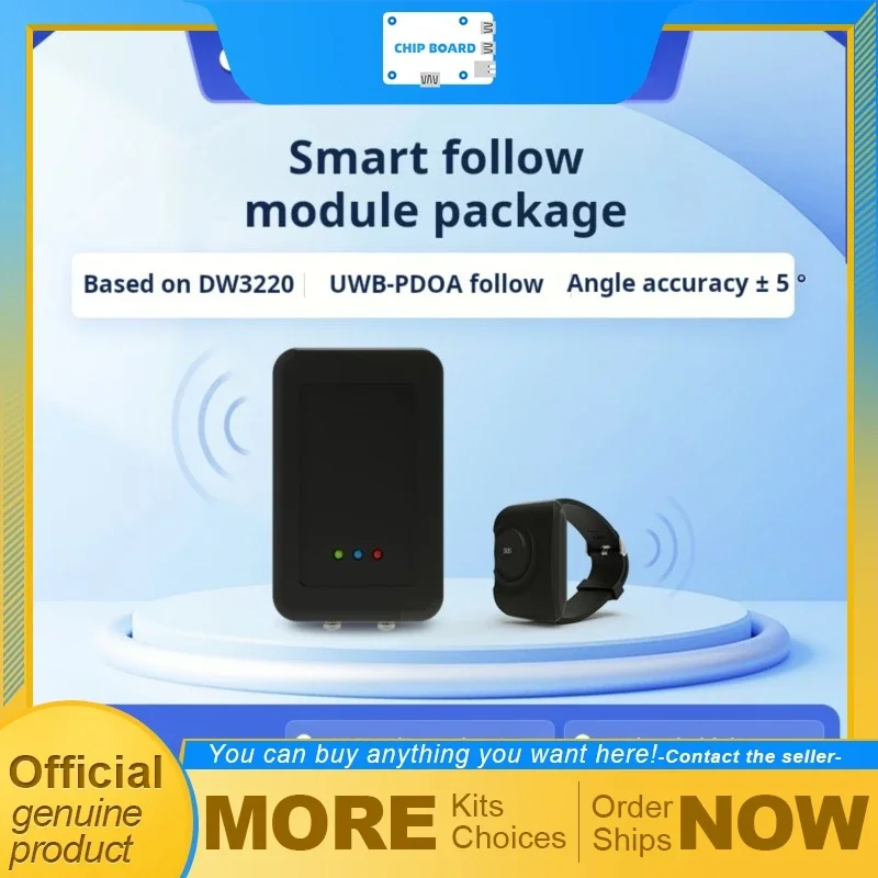 AeroPartsUltra Wideband PDOA And AOA Tracking Module For Golf Carts And Trolleys, Open Source And Customizable Design
