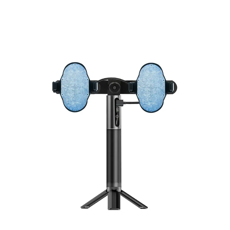 

Mobile phone broadcast cooling bracket, handheld outdoor mobile live broadcast dual fan radiator, semiconductor