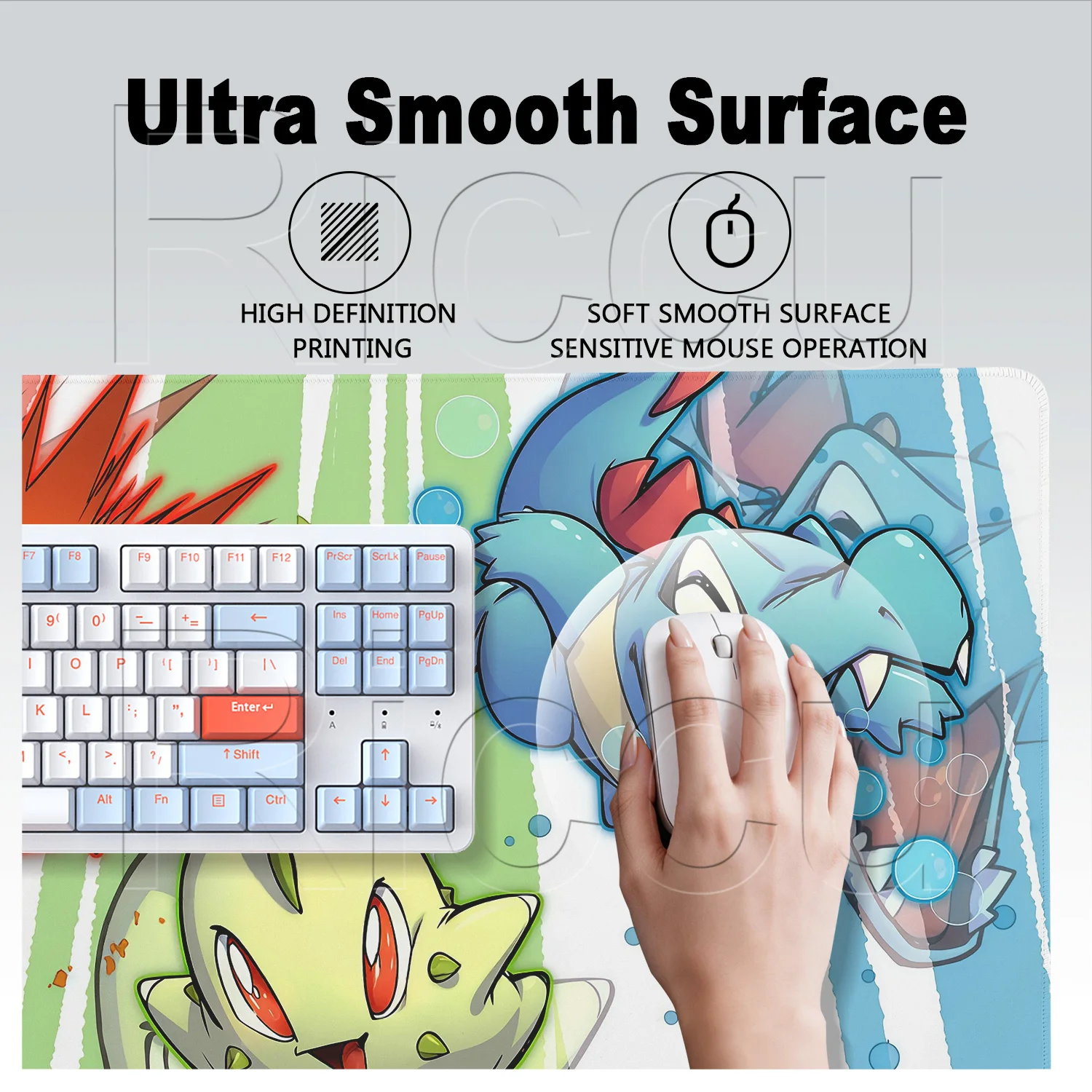 แผ่นรองเมาส์ตกแต่งสำหรับเกมเมอ - Gaming Keyboard Higround บทวิจารณ์และราคา