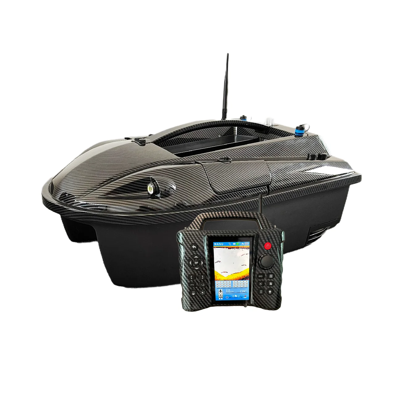 

New Factory Wholesale Bait Fishing Boat with Gps and Sonar Fish Finder 1000M Rc Fishing Bait Boat Carp Fishing Gps Bait Boat