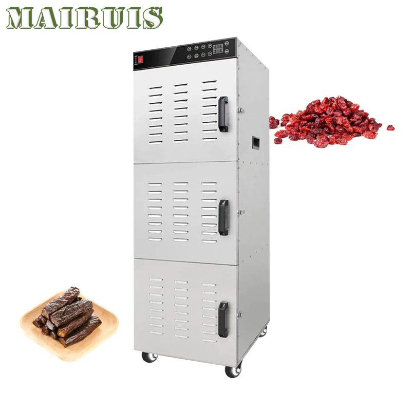 

Fruit Dryer Stainless Steel Commercial Vegetables Dried Meat Pet Snacks Air Dryer Food Dried Fruit Machine