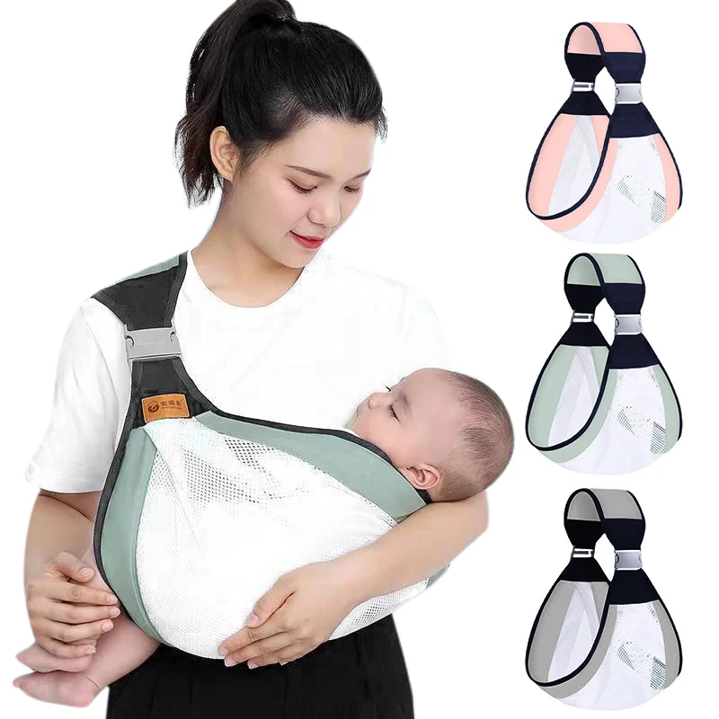 Newborn Baby Carriers Wrap Multifunctional Child Carrier with Adjustable Shoulder Strap Toddler Outdoor Travel Accessories 2024