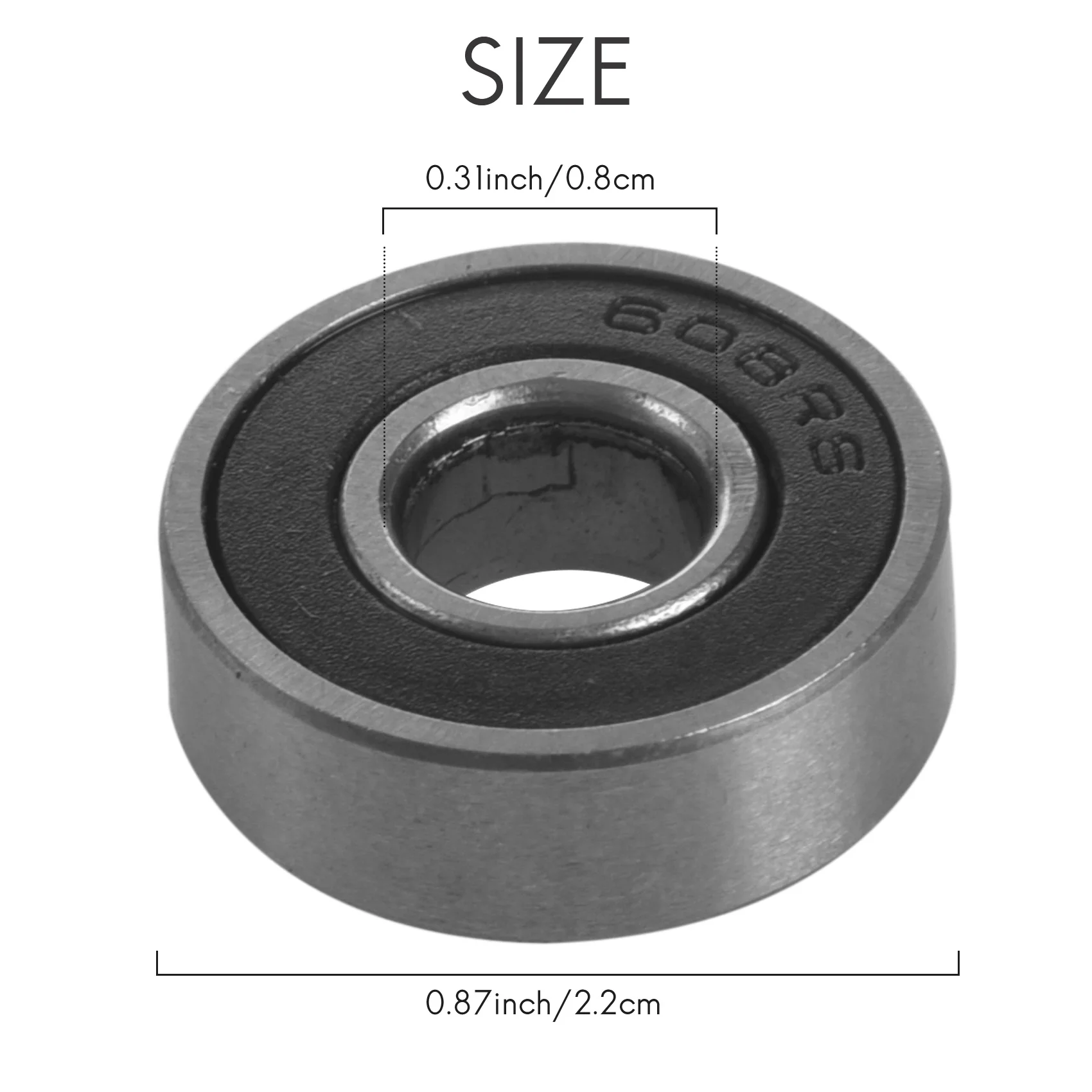 【뜨거운 판매! 】10pcs 고성능 8x22x7mm 볼 베어링 608-2RS 608RS Z R-228HH