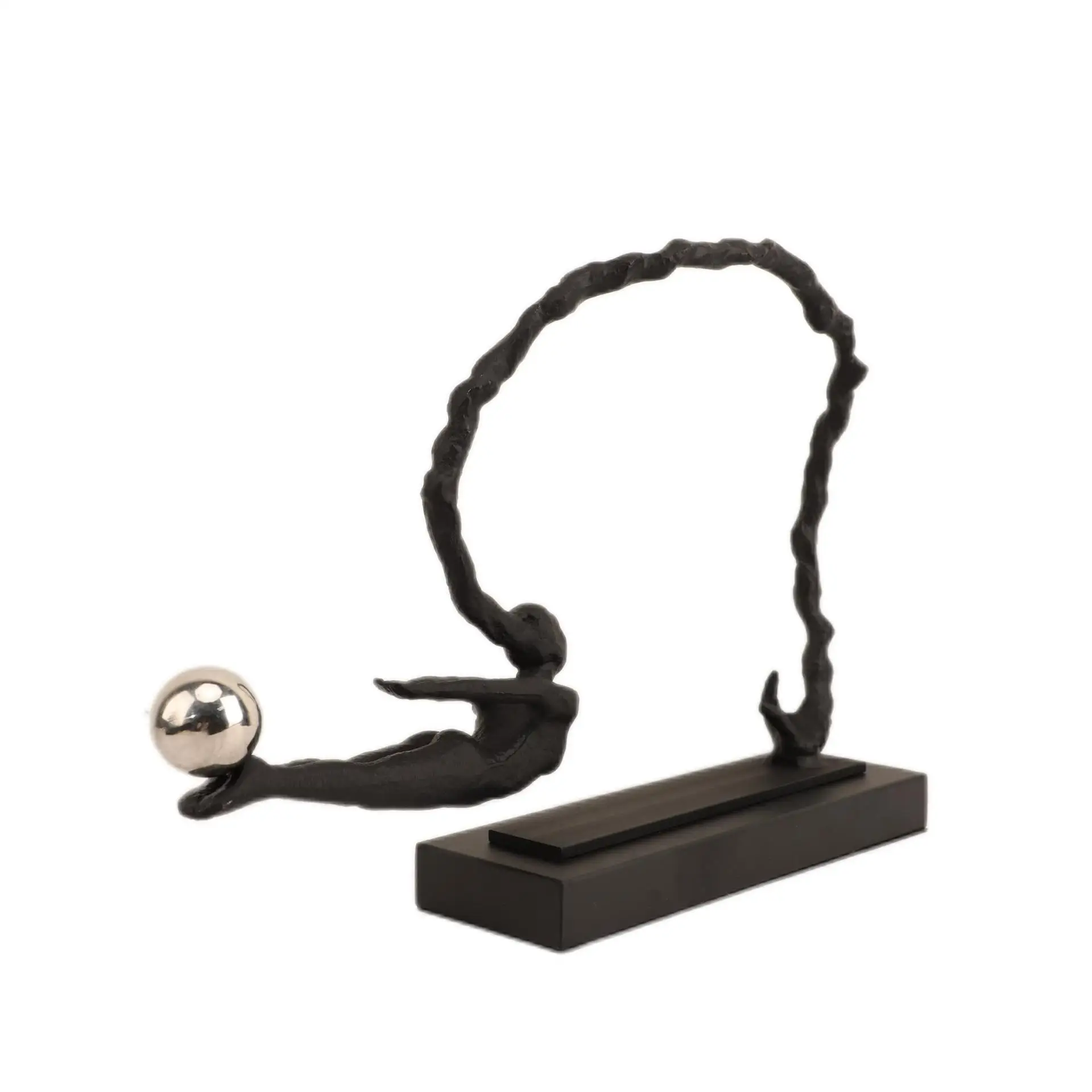 زخرفة شخصية معدنية بسيطة صينية جديدة كلاسيكية لغرفة النوم وغرفة المعيشة وطاولة القهوة وسطح المكتب لتزيين المنزل