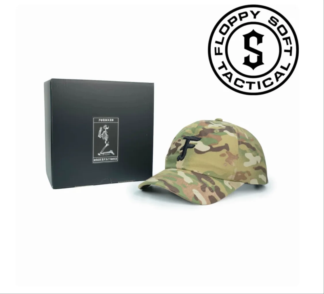 Casquette de baseball souple noire Forward Observations Group New MC Color Soft Top Dad Hat