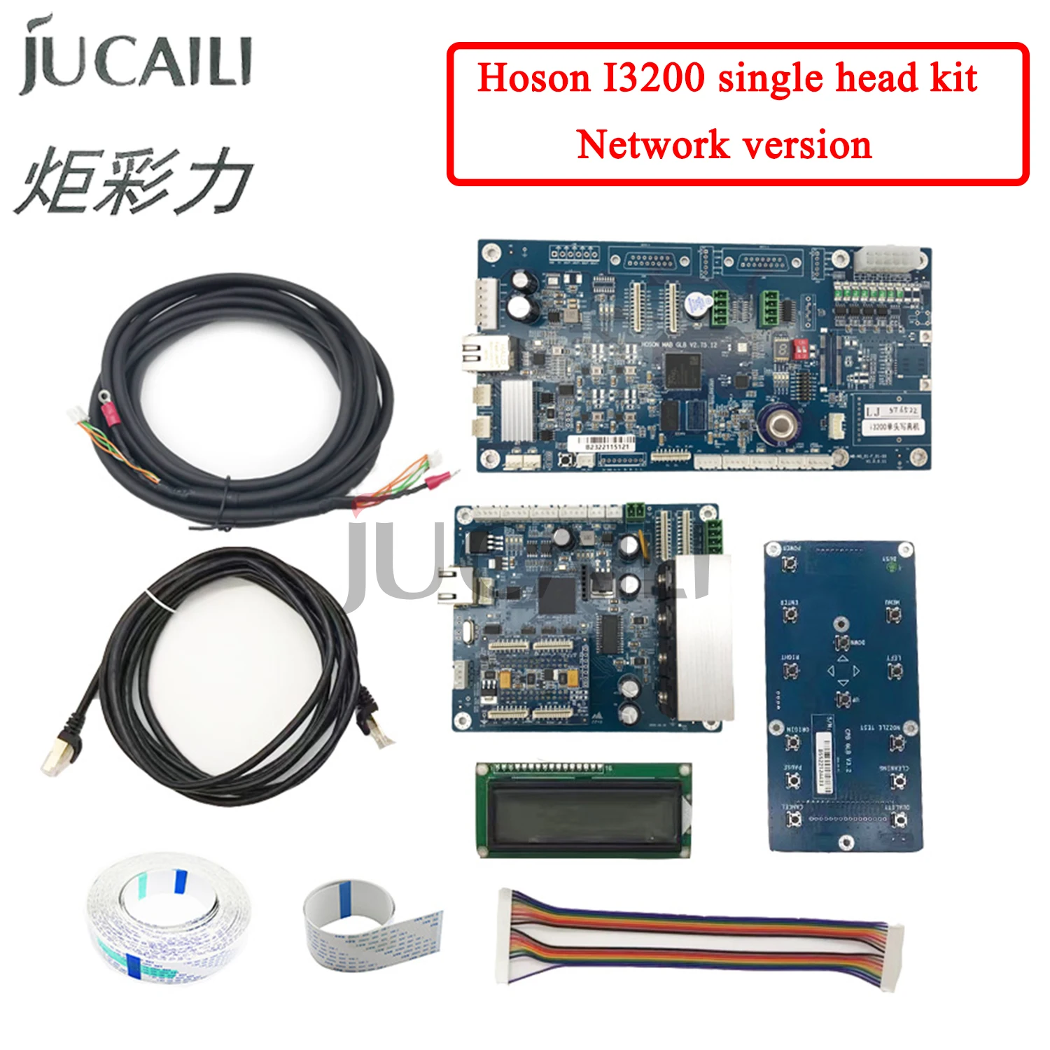 Jucaili single head Hoson Board kit for Epson I3200 head for Eco solvent/water base/UV printer Network version