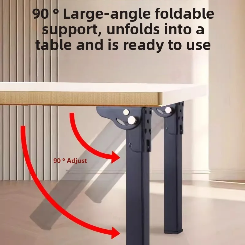 L-Shaped Folding Table Legs,Portable Outdoor Camping Stand with Automatic Locking,Space-Saving Metal Support for Picnics Hiking