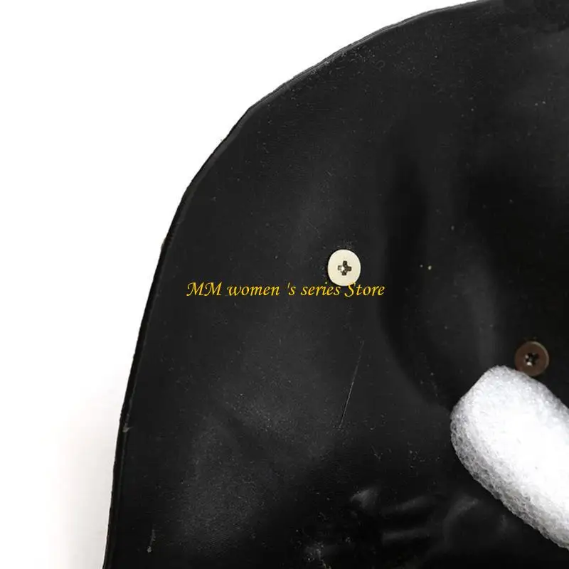 Q39Cリベットラインストーンマスク女性用のハーフフェイスマスクハロウィーンマスカレードコスプレ