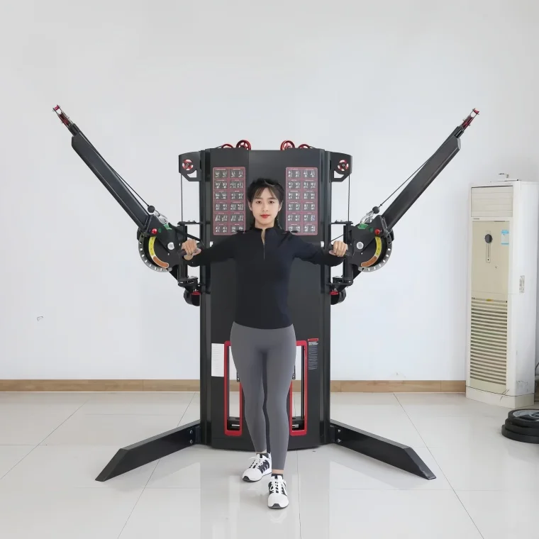 Factory Price Commercial Gym Fitness Equipment Pin Loaded Side Plank Shoulder Training Machine Press Chest Muscle Press for Gym