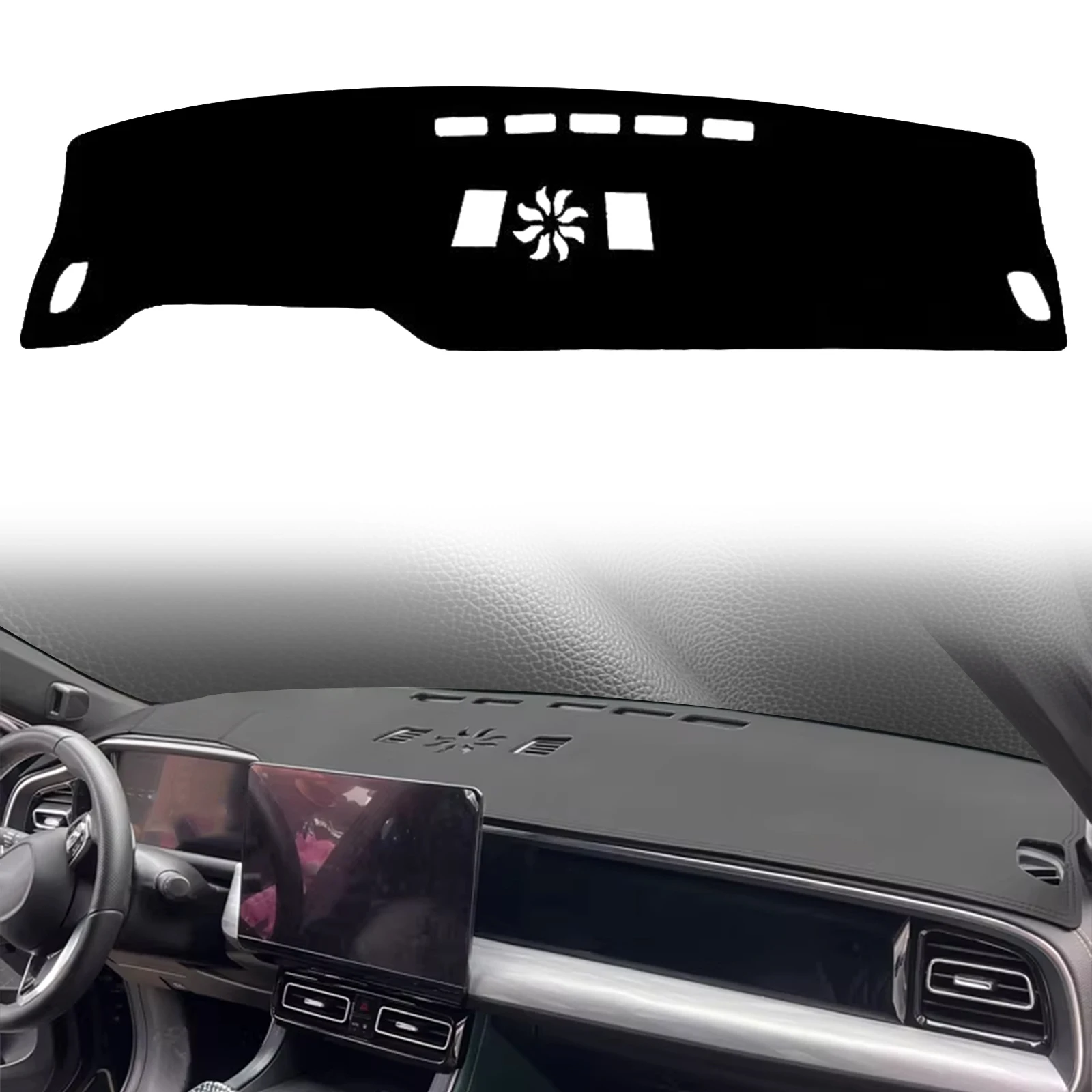 

for GAC Trumpchi GS8 2023 2024 2025 2026 Car Dashmat Dashboard Cover Pad DashMat Sunshade Protective Carpet Leather Accessories