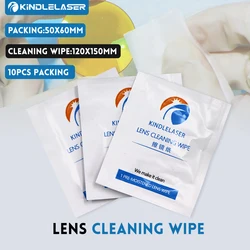 Laser Lens Cleaning Wipes Wet Wipes for 10.6um CO2 and 1064nm Fiber Laser Lenses Mirror 10pcs pack