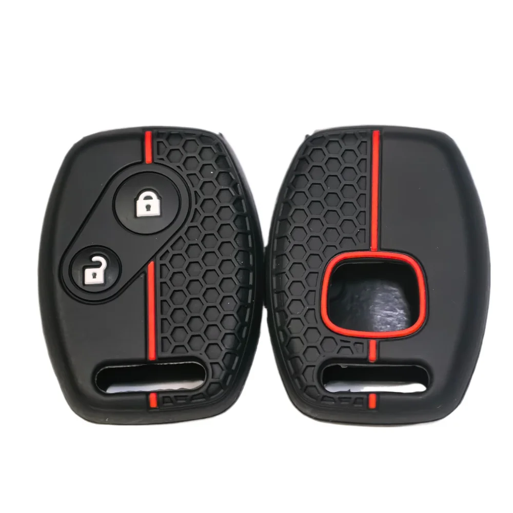 New Silicone Car Key Case Cover Remote Fob for Honda Accord 7 Jazz FRV Civic CR-V 2008 Crz Insight Fit SRV Chord 7 Gr8 150R