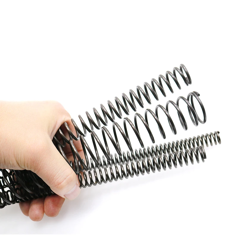 طول زنبرك الضغط: 305 مم سلك ضياء: 1.2/1.4/1.5/1.6/1.8/2.0 مم 65 Mn زنبركات قوة إرجاع فولاذية زنبركية ضغط على شكل Y #3