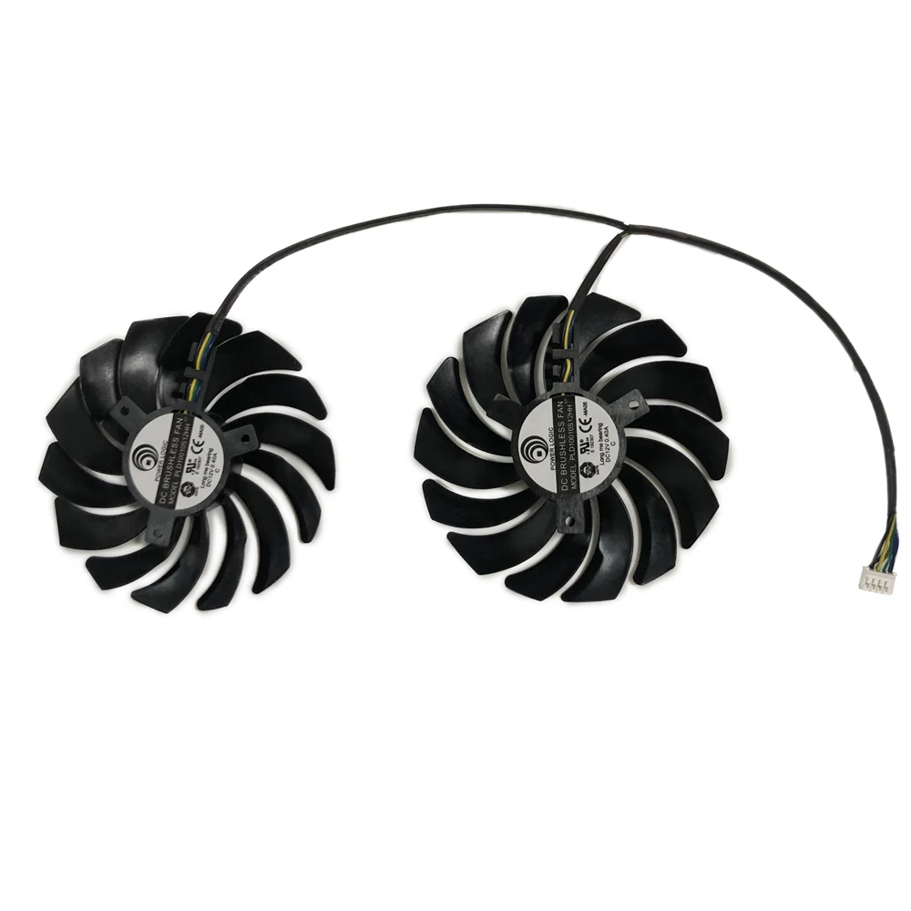 2Pcs/Set,Video Cards Cooler,PLD10010S12HH,Graphics GPU Fan,For MSI GTX1080 GTX1070 GTX 1070 1080 ARMOR 8G OC