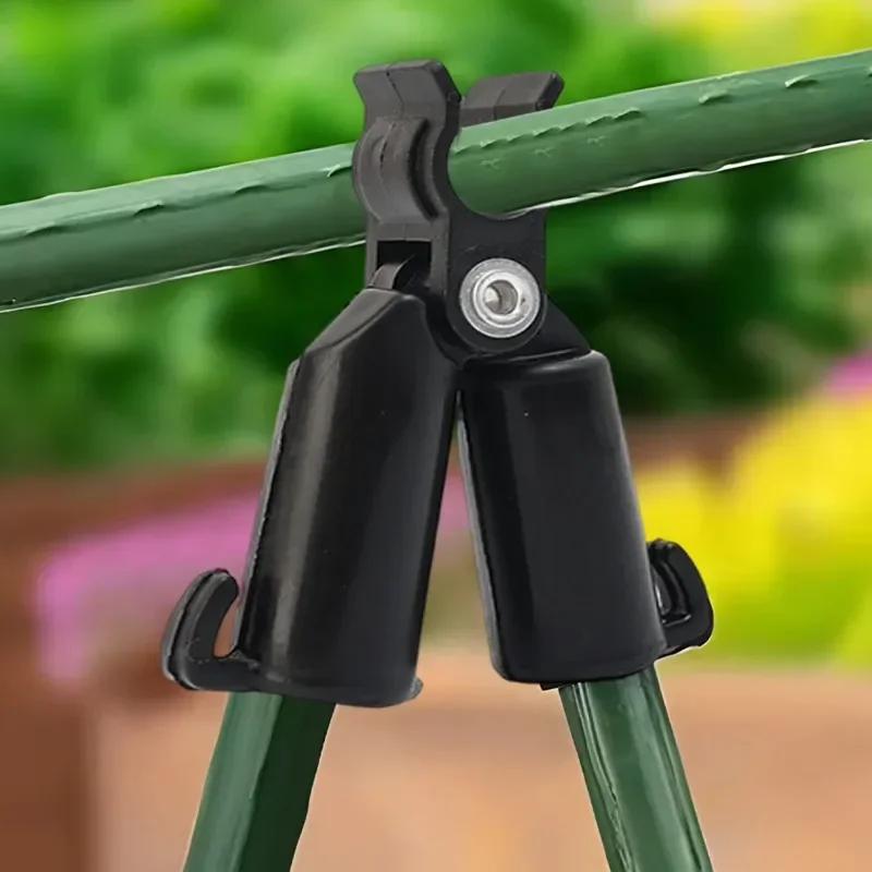 Plant Plastic Support Clips Plant Grafting Stakes Fixed Connector for Fixing Garden Frame Adjustable Climbing Vine Brackets