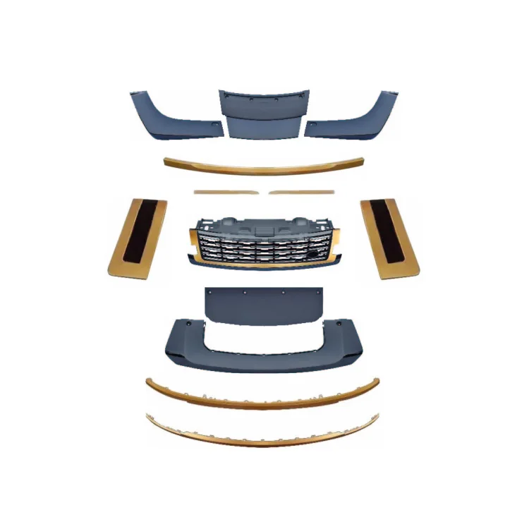 New Car Accessories Gold Body Kit Style Grille Front Bumpers Plug and Play Bolt-On for VOGUE 2023-2026