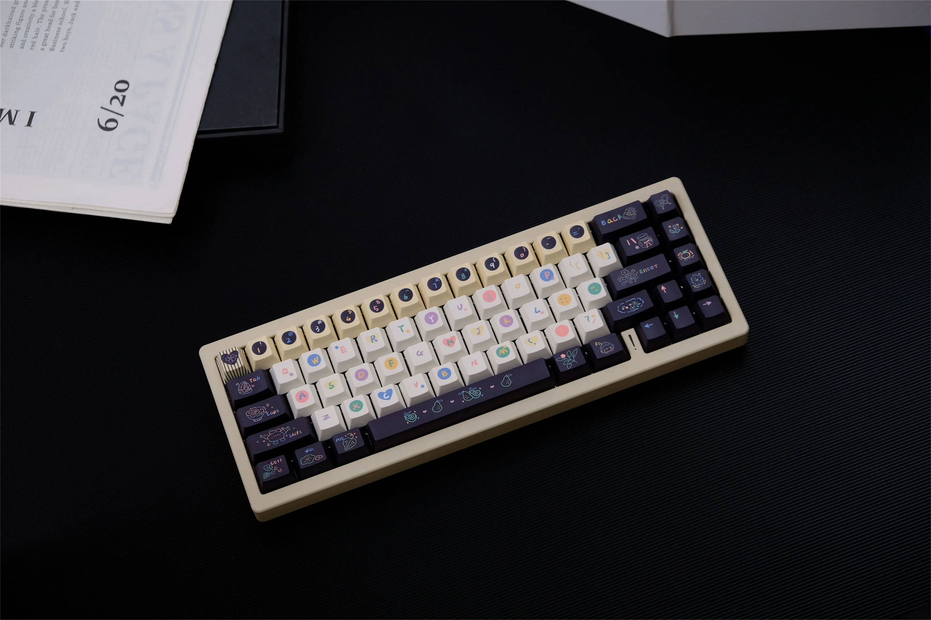 Cheese Ice Cream Keycaps 147 Keys PBT Material Cherry Profile DYE-SUB For MX Switch Alice Wooting Mechanical Keyboard Keycaps