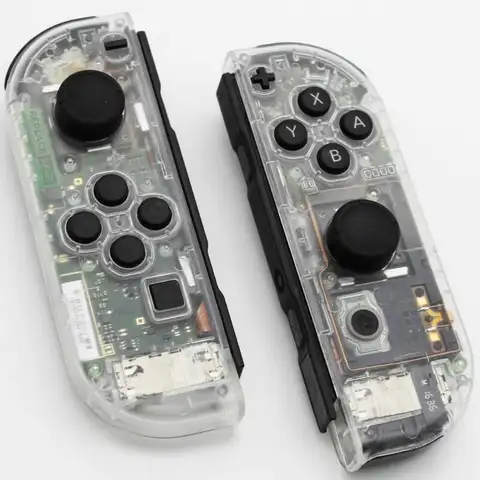 Switch Gamepad Replacement Case Clear Transparent Shell Cover Nintendo Switch Joy-con Controller Protective Left Right Housing