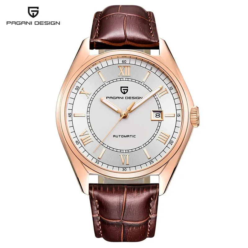 PAGANI TOP new design men's mechanical waterproof watches leather watch of wrist of luxury brand luxury business men relogio