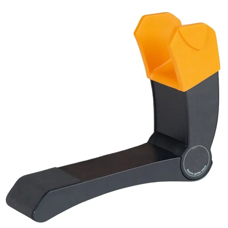 B48B-Guitar Desk Holder Adjustment Can Hold Picks For Most Guitars Electric Guitar Holder Orange