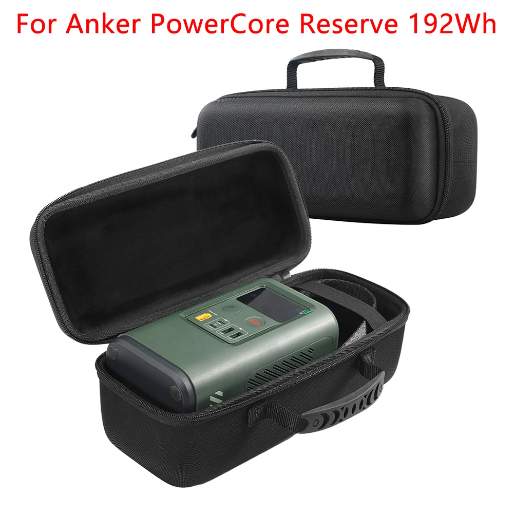 Outdoor Case Bag For Anker PowerCore Reserve 192Wh Power Bank 60,000mAh Portable Charger Accessories Can Holer Cable & Adapter