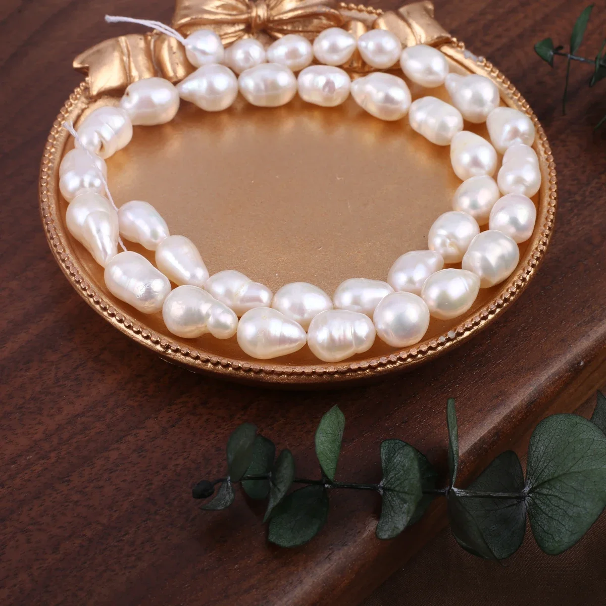 Natural Freshwater Pearl Baroque Beaded Irregular Fat Droplets Loose Bead for Jewelry Making DIY Necklace Bracelet Accessories