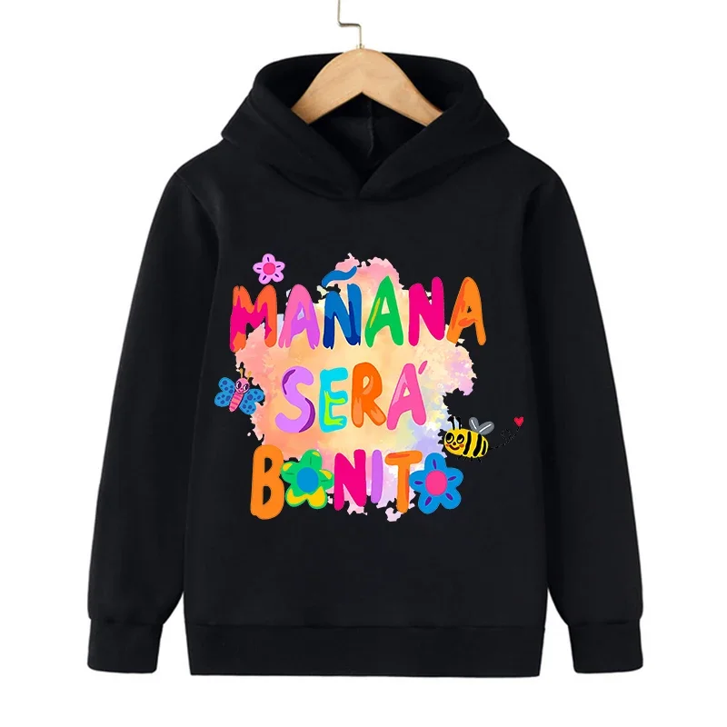 sweet Manana Sera Bonito Karol G Bichot Kid Hoodies Children Sweatshirts Kids Clothes Hoodie Boys Girls Baby Tops Sweatshirt