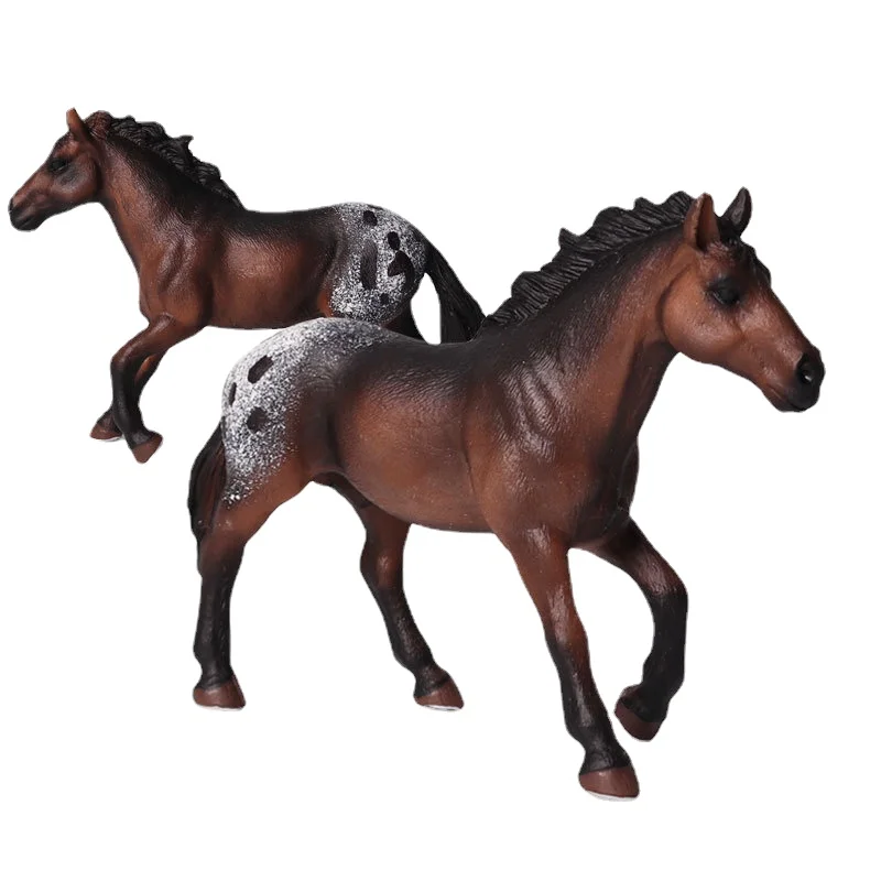 

Cross border simulation animal model toy apalusama ranch horse static solid toy hand-made model