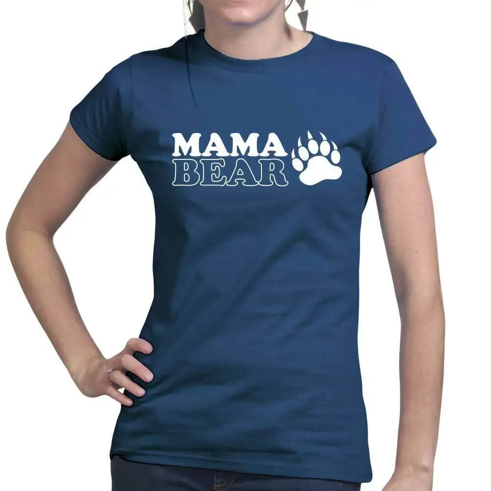 

Mama Bear Mother's Day Gift For Mum Mom Card Ladies T shirt T-shirt Tee Top