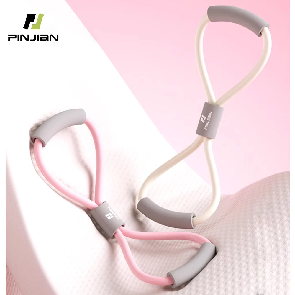 

1PC 8-shaped Tensioner Resistance Band for Arms, Chest Expander, Gym Yoga Pilates Fitness equipment ,Exercise at home