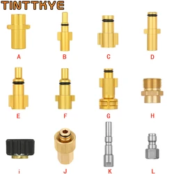 Hochdruck reiniger Pistole Bajonett Adapter Schnees chaum Lanze Schlauch Adapter Hochdrucks chaum Pistole Düse für Karcher Nilfisk Bosch Hunter