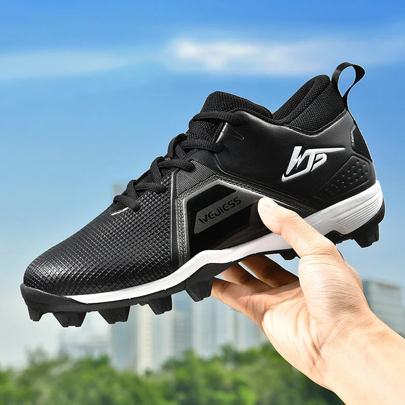 Football Shoes Men Professional Fast Soccer Sneakers Outdoor Anti Skid Mens Rugby Cleats Non Slip Male Baseball Boots