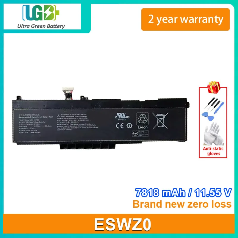 

UGB New Laptop Battery For ESWZ0 Built-in laptop battery 11.55V 90.29Wh 7818mAh