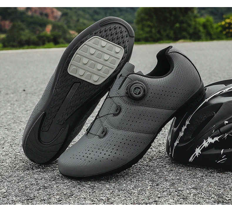 MTB Fahrradschuhe für Herren Flache Pedalschuhe Leichte Rutschfeste Selbstverriegelnde Schuhe für Damen Outdoor-Radsport Rennradschuhe – Detail 22
