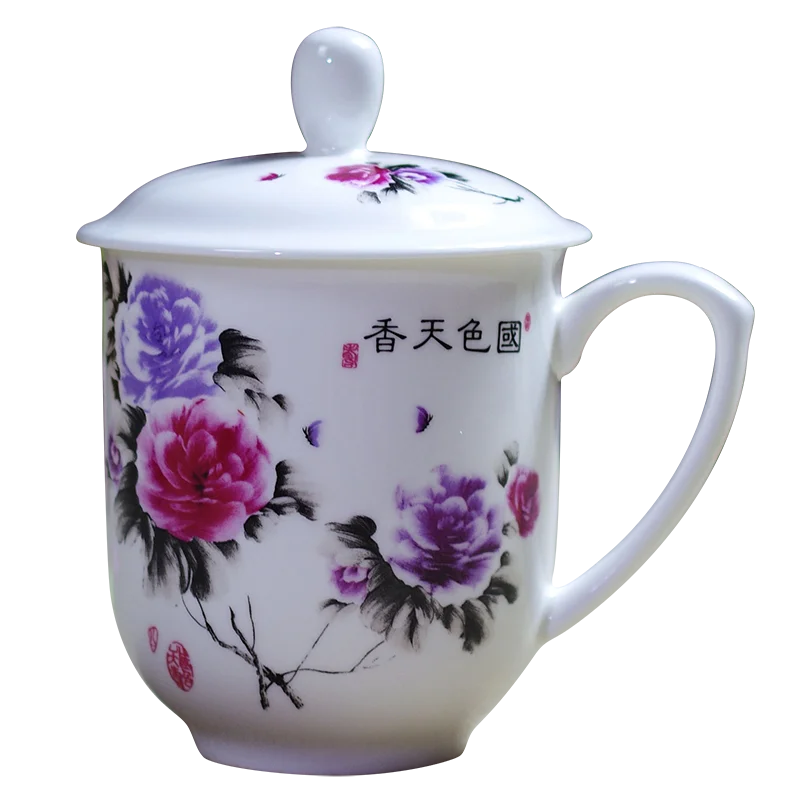 Jingdezhen Tea Cup Ceramic with Cover