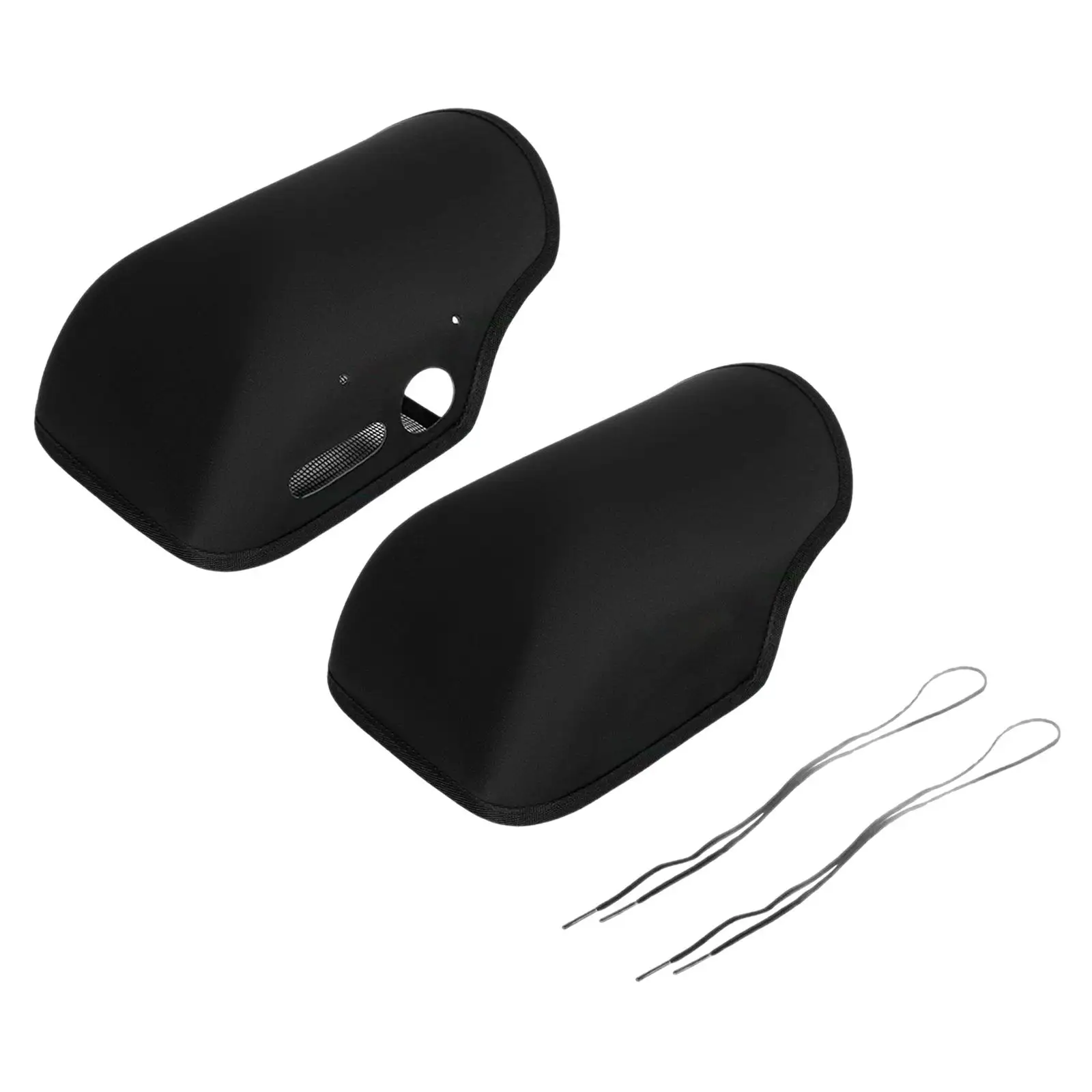 2x Motorcycle Handlebar Mittens Handlebar Covers Sun Protection Accessories Replacement Waterproof User Friendly Gloves Black
